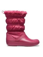 Kozaki damskie - Crocs Kozaki zimowe w kolorze czerwonym - miniaturka - grafika 1