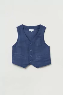 Bluzy dla chłopców - OVS kamizelka dziecięca kolor niebieski - grafika 1