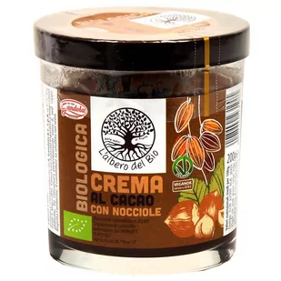 Lalbero del Bio  - Krem kakaowy z orzechami laskowymi BIO - Słodkie kremy i masła - miniaturka - grafika 1