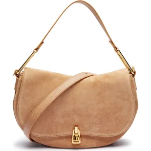 Coccinelle Skórzana torebka na ramię COCCINELLE MAGIE SUEDE BIM - Torebki damskie - miniaturka - grafika 1