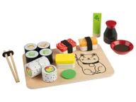 Zabawki kreatywne - Playtive Zestaw drewnianych produktów spożywczych do zabawy (Zestaw do sushi) - miniaturka - grafika 1