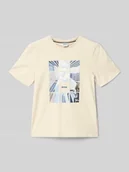 Koszulki dla chłopców - krój regular fit t-shirt z mieszanki bawełny - miniaturka - grafika 1