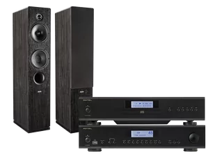 Rotel A12 MKII (czarny) + CD14 MKII (czarny) + Tesi 561 (czarny) - Zestawy stereo - miniaturka - grafika 1
