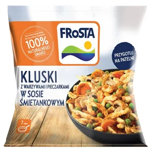 FRoSTA - Kluski z warzywami i pieczarkami z sosem - Dania mrożone - miniaturka - grafika 1