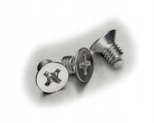 M4x6 ŚRUBA STOŻKOWA KRZYŻAK NIERDZEWNA A2 965 (50) - Śruby i nakrętki - miniaturka - grafika 1