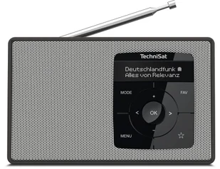 TechniSat DIGITRADIO 2 Przenośny Cyfrowy Czarny, Biały - Radia - miniaturka - grafika 1