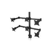 Uchwyty do monitorów - Techly Techly Techly Ramię biurkowe na szeć monitorów LED/LCD 13-20 VESA 6x10 kg 303362 - miniaturka - grafika 1
