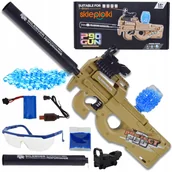 Zabawki militarne - PISTOLET NA KULKI ŻELOWE KARABIN AUTOMATYCZNY WYRZUTNIA AKUMULATOR ZABAWKA - miniaturka - grafika 1