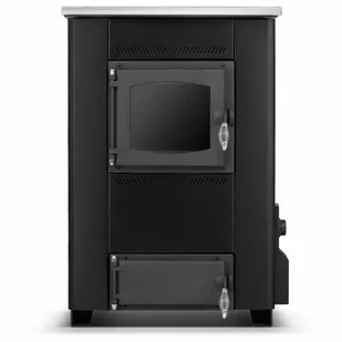 Piec kominek koza kuchenka kuchnia węglowa westfalka piecokuchnia kocioł TEMY ES 25kW czarna - Kuchnie węglowe - miniaturka - grafika 1