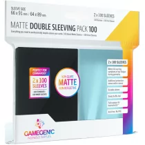 Gamegenic Matte Double Sleeving Pack 66x91 mm/64x89 mm 2x100 szt. - Akcesoria do gier planszowych - miniaturka - grafika 1