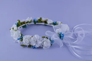 wianek komunijny 33 - Ozdoby do włosów - miniaturka - grafika 1