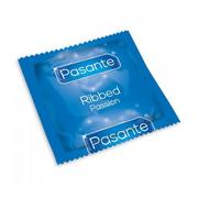 Prezerwatywy - Pasante (UK) Lubrykowane prezerwatywy Pasante Ribbed/Passion Bulk Pack (144 szt.) - miniaturka - grafika 1