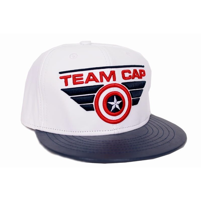 Czapka Team Cap Z Daszkiem - Snapback Kapitan Ameryka