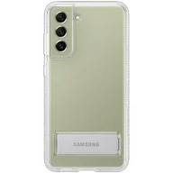 Etui i futerały do telefonów - Samsung Clear Standing Cover do S21FE transparent EF-JG990CTEGWW - miniaturka - grafika 1