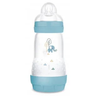 MAM Perfect Start Butelka antykolkowa 2m+ 260ml niebieska - Kubki dla dzieci - miniaturka - grafika 1