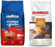 Kawa - Kawy ziarniste Crema Intensa / Crema e Gusto Classico 2x1kg - Kimbo Lavazza - miniaturka - grafika 1