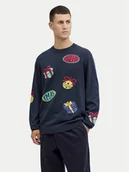 Swetry męskie - Jack&Jones Sweter Holiday 12287994 Granatowy Relaxed Fit - miniaturka - grafika 1