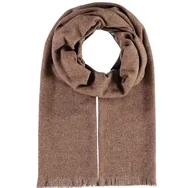 Apaszki i szaliki męskie - Szalik Męski szal 100% Wełniany JEDWAB beżowy CIENIOWANY SZARY - miniaturka - grafika 1