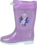 Buty dla dziewczynek - Kalosze dziecięce Frozen fioletowe - 24 - miniaturka - grafika 1