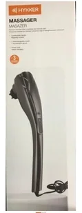 Masażer do ciała czarny duży 45cm HYKKER 15 trybów pracy - Masażery - miniaturka - grafika 1