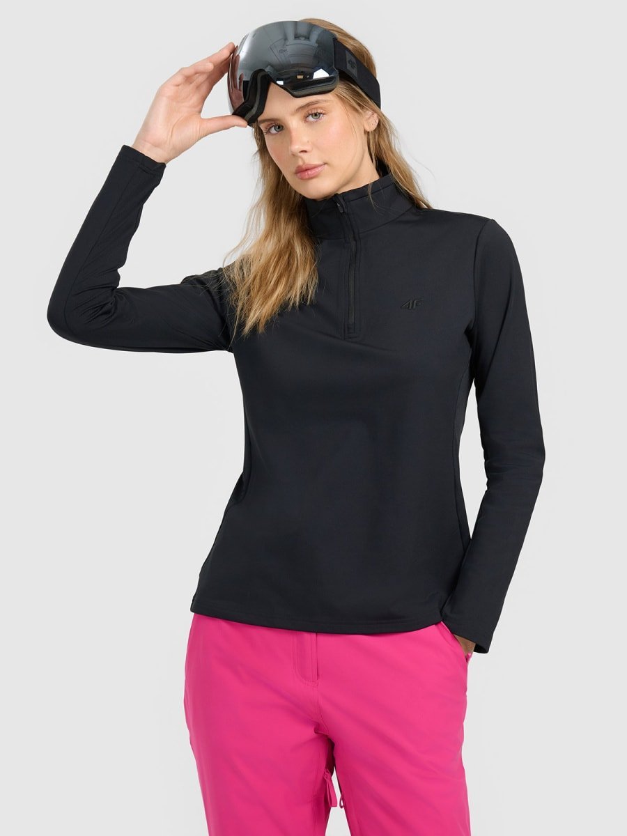 Bielizna termiczna ocieplana (góra) damska 4F 4FRAW25UFLEF079-20S Czarny XXL