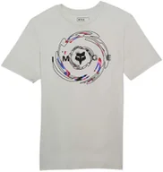 Koszulki męskie - t-shirt FOX ENERGY FACE PREMIUM TEE Light Grey - miniaturka - grafika 1