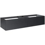 Szafki łazienkowe - Szafka łazienkowa pod umywalkę Elita Soho 160 cm czarny mat RE081604047160 - miniaturka - grafika 1