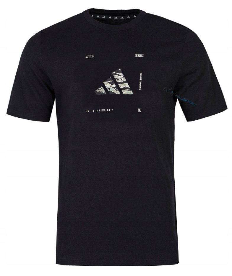 ADIDAS KOSZULKA MĘSKA T-SHIRT TRAINING CAMO LOGO GRAPHIC CLIMACOOL M