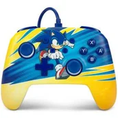 Akcesoria do Nintendo - Kontroler PowerA Enhanced Wired pro Nintendo Switch - Sonic Boost (NSGP0202-01) - miniaturka - grafika 1