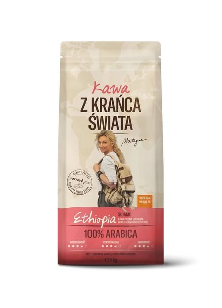 Kawa ziarnista Arabica z Krańca Świata Etiopia 1kg Martyna Wojciechowska