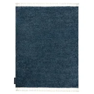 Dywany - Dywan BERBER 9000 Frędzle berberyjski marokański shaggy niebieski 200x290 cm - miniaturka - grafika 1