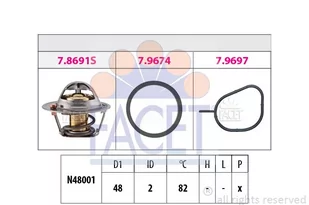 Termostat, płyn chłodzący Facet 7.8691 - Termostaty - miniaturka - grafika 1