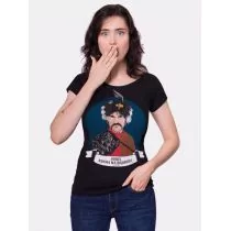 Koszulka damska Bohun czarna S Nowa - Moda i uroda - miniaturka - grafika 1