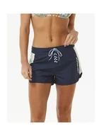 Spodenki damskie - Boardshorty RIP CURL Block Party Hi Waist 3" granatowy M - miniaturka - grafika 1