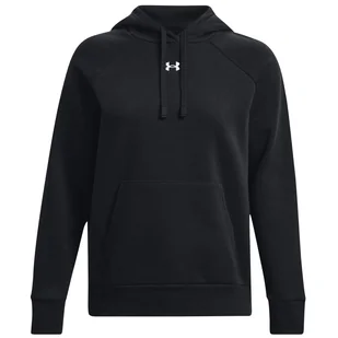 Bluza damska Under Armour Rival Fleece Hoodie Rozmiar: M / Kolor: czarny - Bluzy sportowe damskie - miniaturka - grafika 1