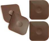 Myjki do okien - Zestaw 4 nylonowych i żeliwnych skrobaków do garnków – wielofunkcyjny skrobak do kamionki do kuchni i domu - miniaturka - grafika 1