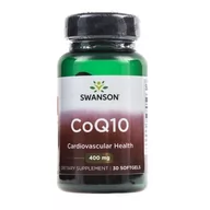 Witaminy i minerały - SWANSON Koenzym Q10 400 mg - 30 kapsułek - miniaturka - grafika 1