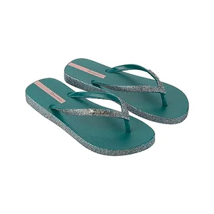 Ipanema Maxi Glow FEM japonki damskie, zielone/błyszczące zielone, 37 EU, Zielony brokat zielony, 37 eu - Klapki i japonki damskie - miniaturka - grafika 1