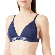 Biustonosze - Tommy Hilfiger Damskie trójkątne biustonosze Rp Twilight Navy/Twilight Navy, XS, Zmierzch granatowy/zmierzch granatowy, XS - miniaturka - grafika 1