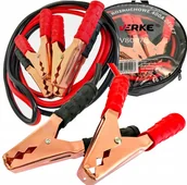 Kable rozruchowe - Grube Solidne Kable Przewody Rozruchowe Samochodowe 400A 2,5M Miedziane - miniaturka - grafika 1