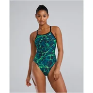 Stroje kąpielowe - Strój pływacki damski TYR W DMDFIT SYNAPSE - miniaturka - grafika 1