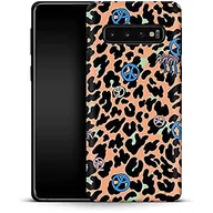 Etui i futerały do telefonów - Premium etui na telefon komórkowy Leopard Peace Palms Samsung Galaxy S10 Plus - miniaturka - grafika 1
