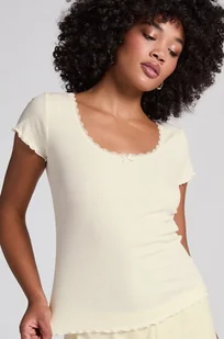 Hunkemöller Top z dżerseju Rib Żółty - Biustonosze - miniaturka - grafika 1