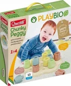 Układanki dla dzieci - Quercetti Układanka Playbio chunky peggy - miniaturka - grafika 1