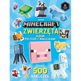Harper Collins Minecraft. Zwierzęta. Album przygód z naklejkami - Książki edukacyjne - miniaturka - grafika 1