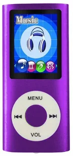 Odtwarzacz MP4 T838 32GB radio głośnik MP3 fiolet - Odtwarzacze MP3 - miniaturka - grafika 1