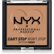 Pudry do twarzy - NYX Professional Makeup Can’t Stop Won’t Stop Mattifying Powder Caramel - miniaturka - grafika 1