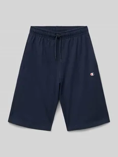 Szorty z dzianiny dresowej o kroju regular fit z nadrukiem z logo - Spodnie i spodenki dla chłopców - miniaturka - grafika 1