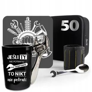 Zestaw Prezentowy dla Złotej Rączki - na 50 urodziny - prezent dla fachowca - Księgarnia OUTLET - miniaturka - grafika 1