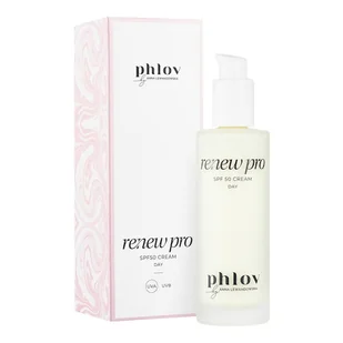 Phlov - Renew Pro - Spf 50 Cream - Krem Przeciwzmarszczkowy 2w1 Z Filtrem Spf50 - Renew Pro Spf 50 Cream - Dla Kobiet - Kremy do twarzy z filtrem - miniaturka - grafika 1